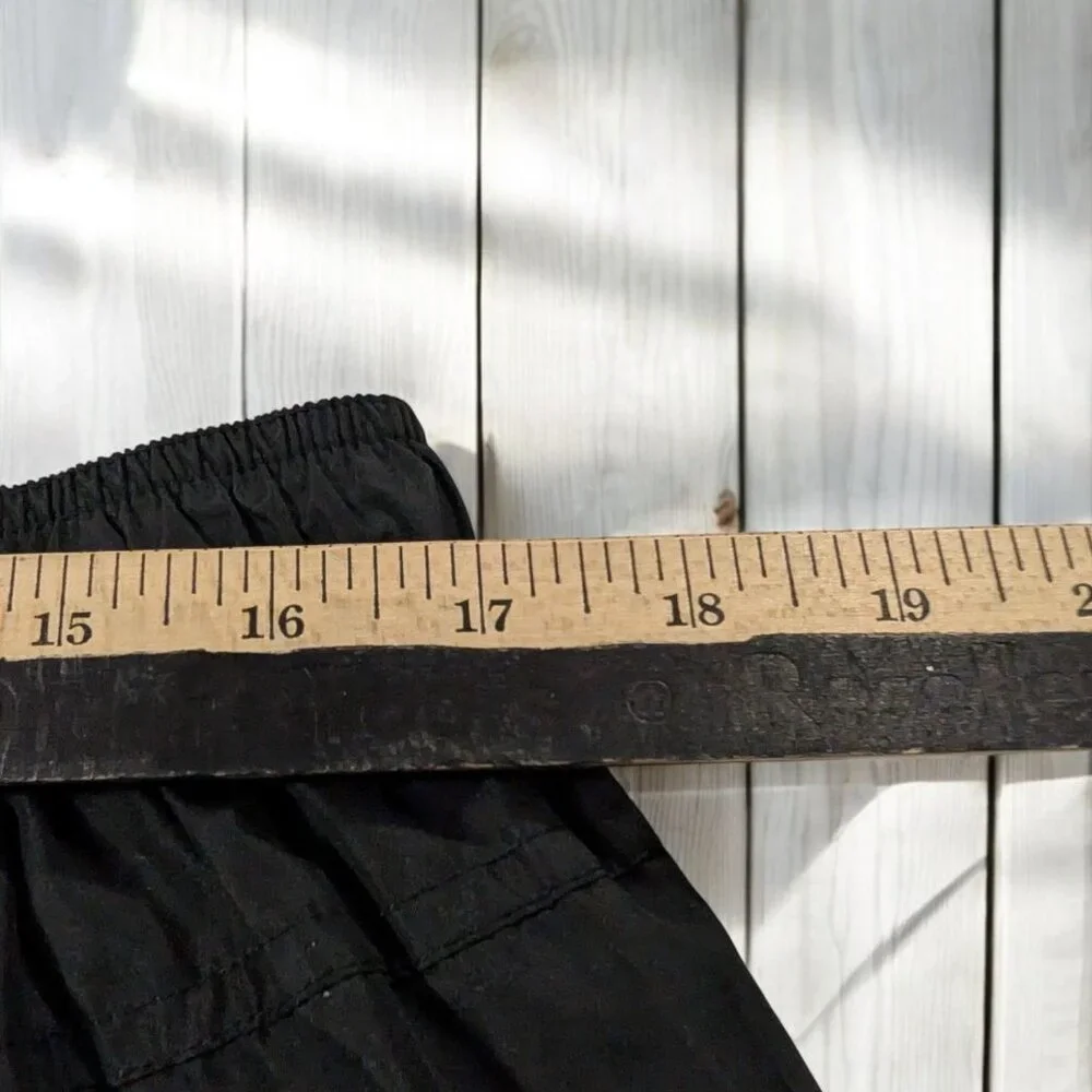 Danskin Now PLus Size XXL 2XG 20 Black White Athletic Lined Capris Cropped Pants - Picture 7 of 10